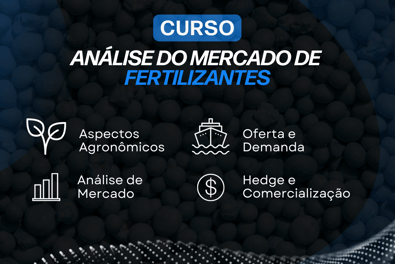 Do campo ao hedge, o curso de fertilizantes mais completo do mercado.